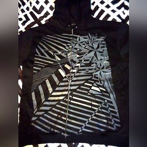 Unbranded Graphics Fashion Hoodie Jacket Men's 2XL Black